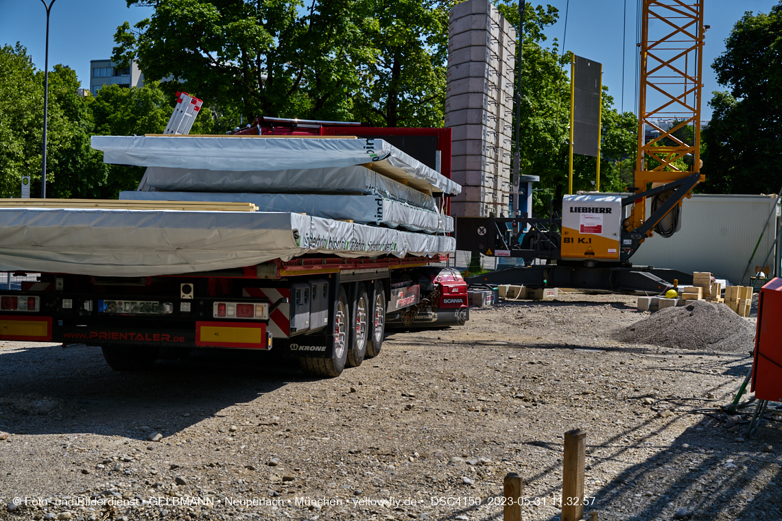 31.05.2023 - Wände für das Haus für Kinder in Neuperlach in München